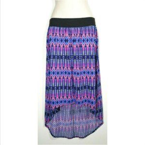 NWOT NO BOUNDARIES A-line Skirt Hi-Lo Hem 2137E1M